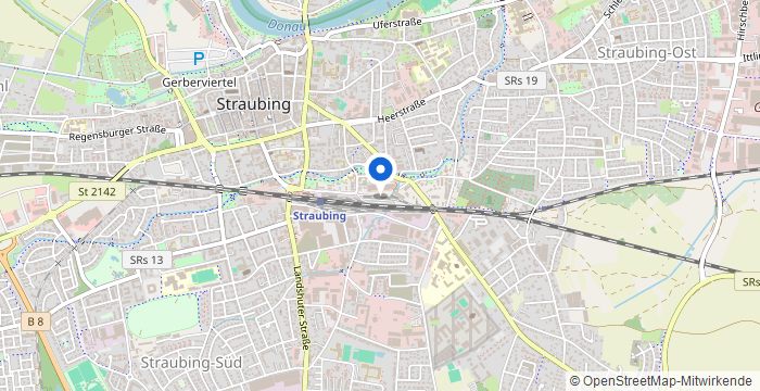 Karte mit dem Einzugsgebiet von Vydra House Cleaning Service in Straubing